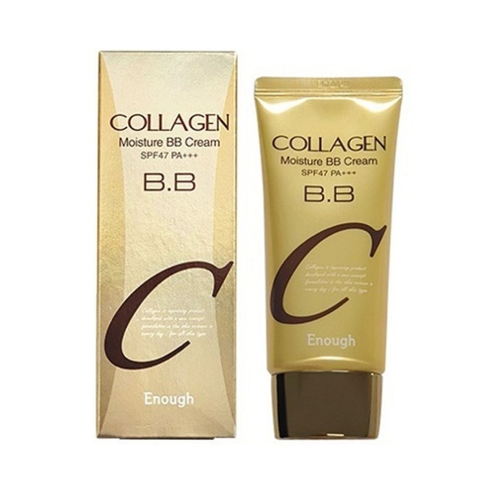 Enough Крем с коллагеном увлажняющий - Collagen moisture BB cream SPF47 PA+++, 50г