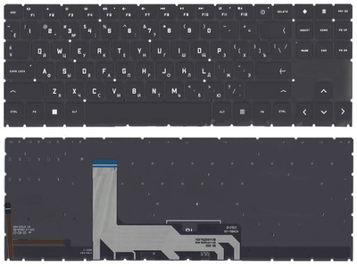 Клавиатура для ноутбука HP Omen 7 16-B черная с подсветкой (Intel версия)