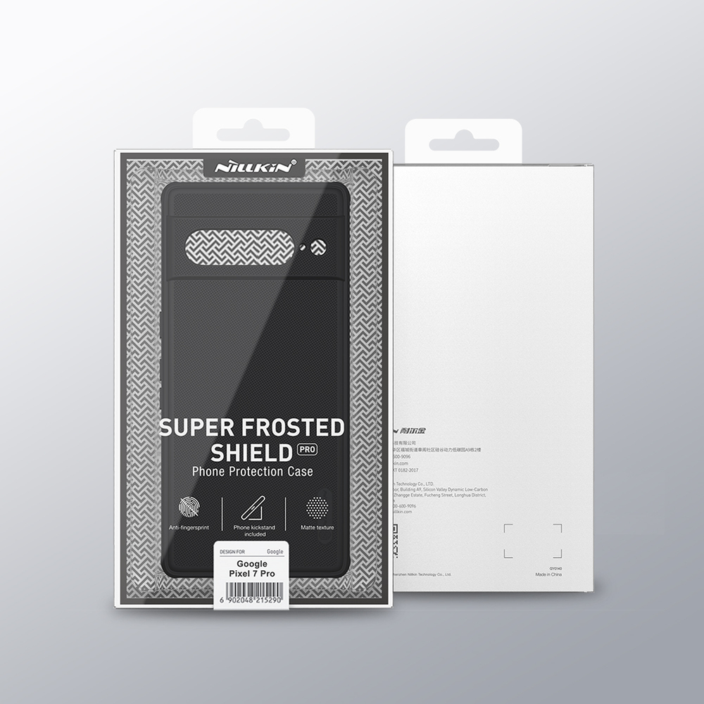 Усиленный двухкомпонентный чехол от Nillkin для смартфона Google Pixel 7 Pro, серия Super Frosted Shield Pro