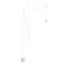 Подвесной светодиодный светильник Ideal Lux Tall SP1 Small Bianco 196794