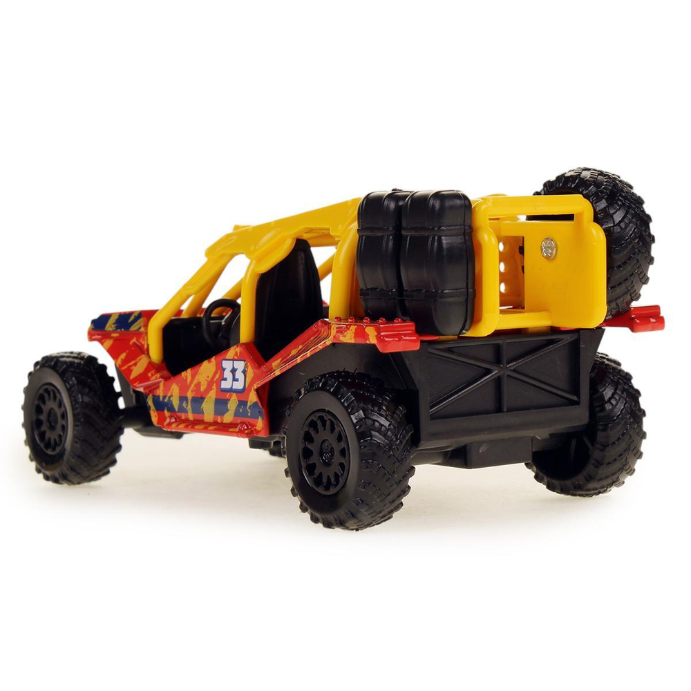 Модель ин. мет. "Багги Автоспорт" 12см, красный, в коробка (Технопарк)