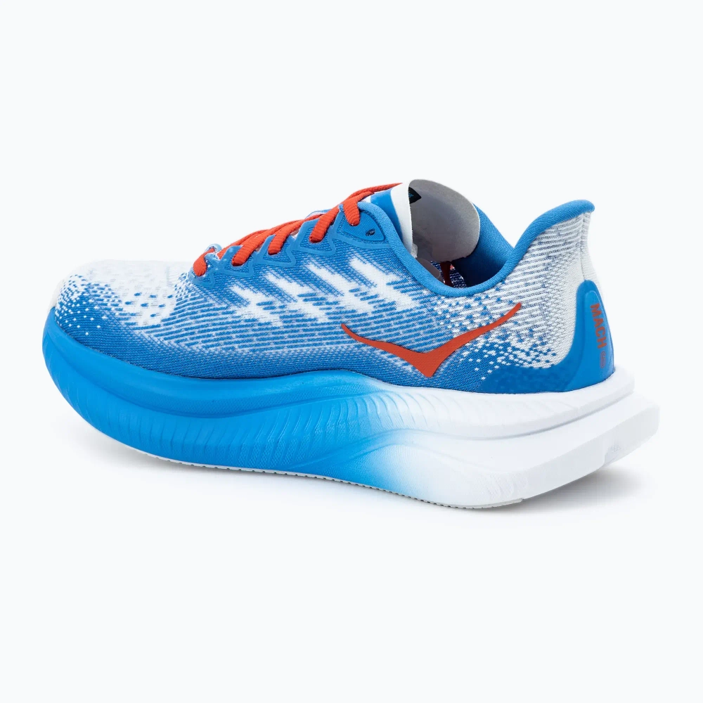 Женские кроссовки для бега HOKA Mach 6 white/virtual blue