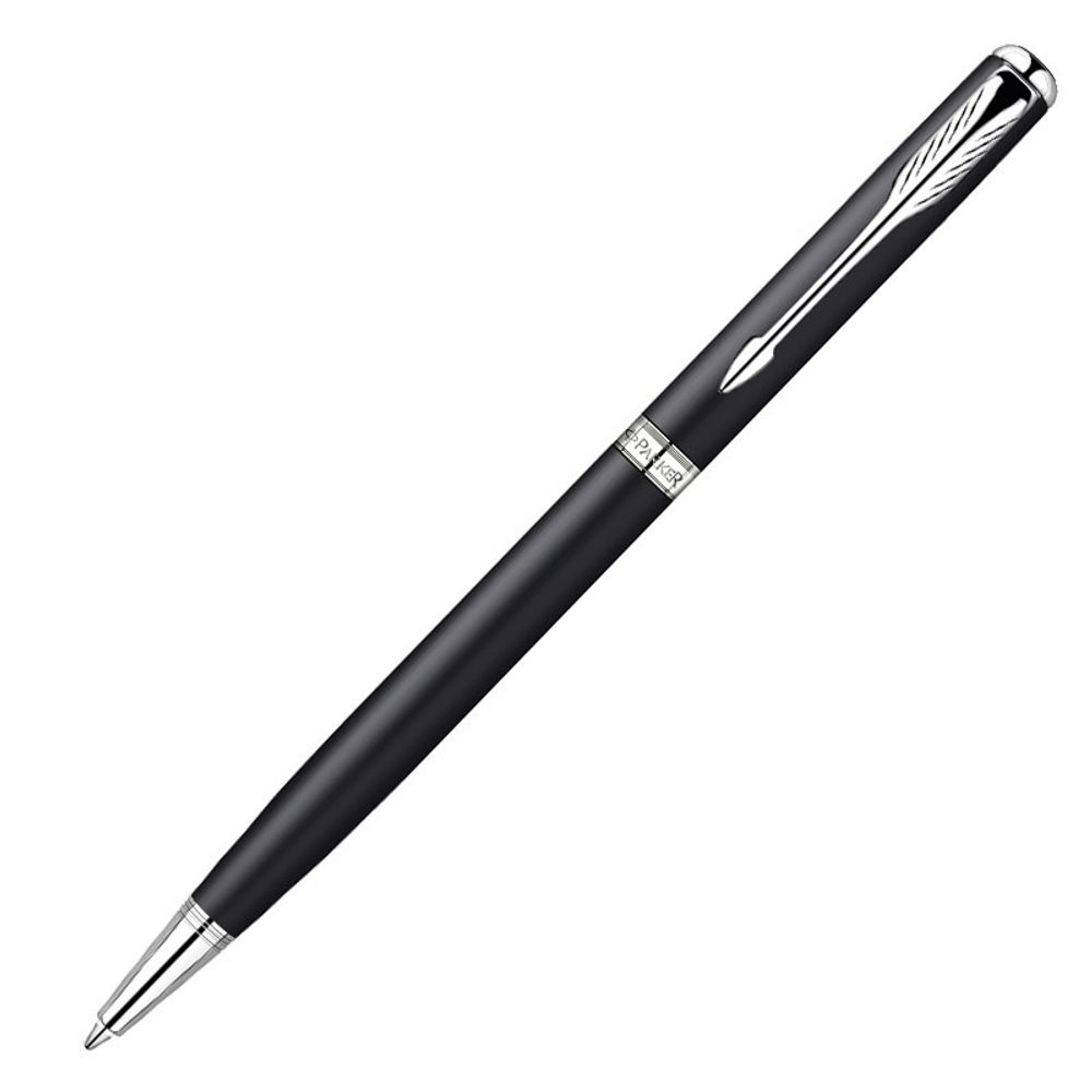 Шариковая ручка Parker Sonnet Slim K429 ESSENTIAL MattBlack CT Mblack (S0818170)