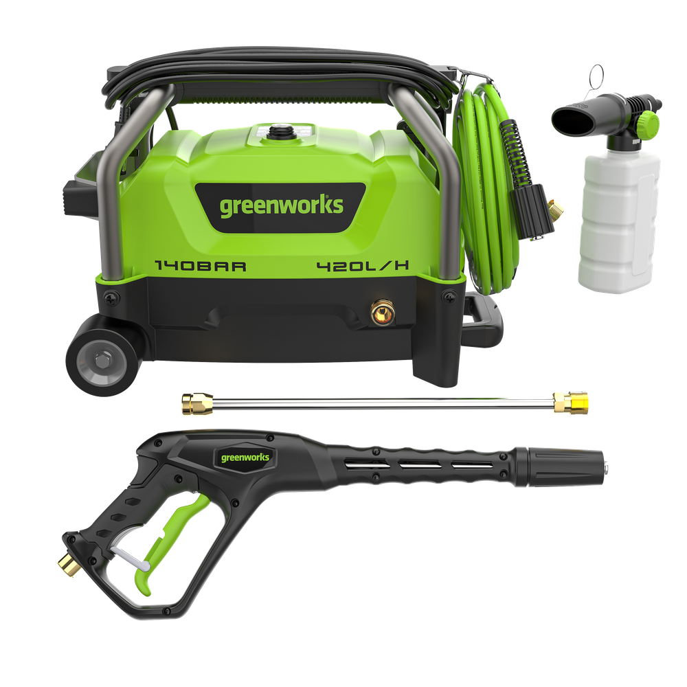 Мойка высокого давления Greenworks PW3140 220V PW3140A1 (140 бар) электрическая