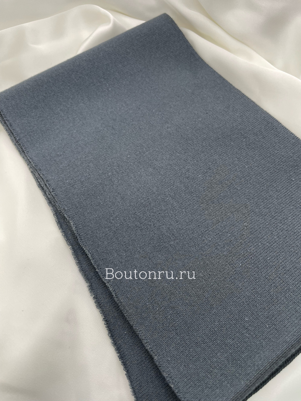 Подвяз трикотажный графит 0,9 м, ширина 15-16 см