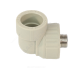 Угольник PP-R комбинированный серый Дн 20х1/2" НР VALFEX 10126020Г