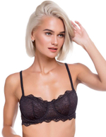 Бюстгальтер-балконет с мягкой чашкой из тюля Joy (Размер: 3C) (Цвет: белый)