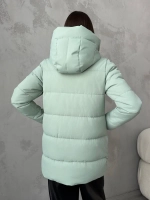 Куртка демисезонная с капюшоном удлиненная