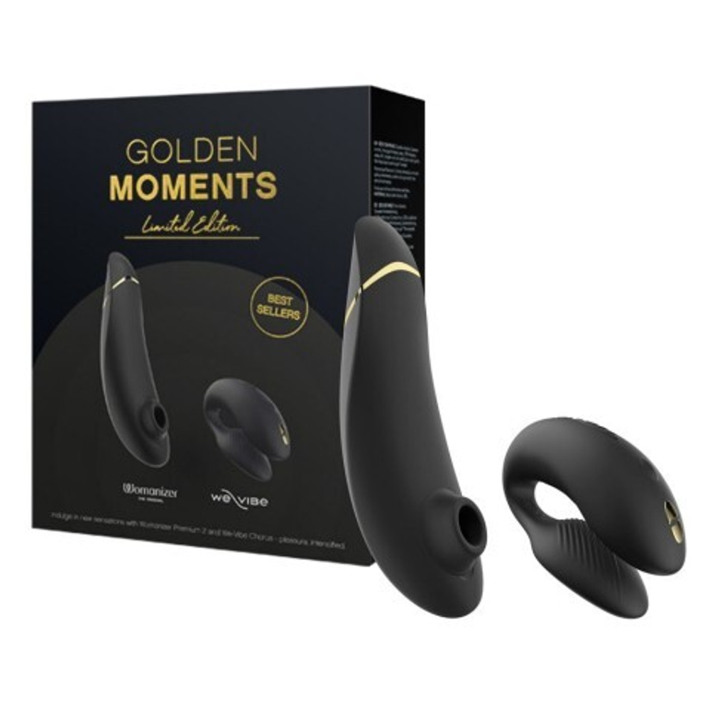 Набор We Vibe Golden Moments Collection с Womanizer premium и We-vibe Chorus Black
