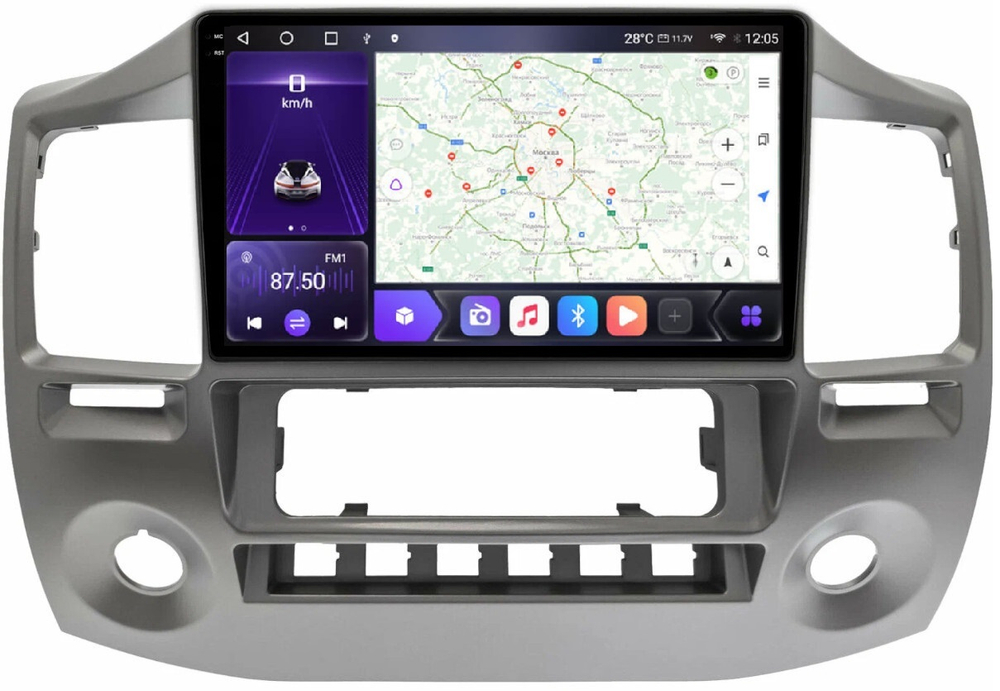 Магнитола для ГАЗ Соболь Бизнес, Газель Бизнес 2010-2017 (климат) - Carmedia PX-XB01 QLed+2K, Android 12, TS10, CarPlay, 4G SIM-слот