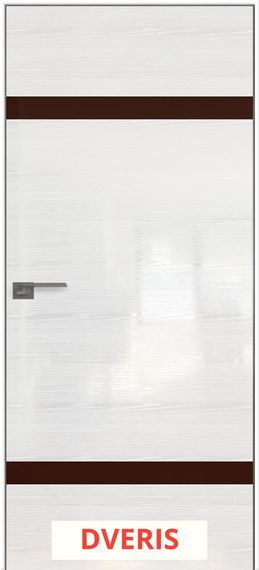 Скрытая межкомнатная дверь Profildoors матовая кромка 3STK (Белая Сосна)