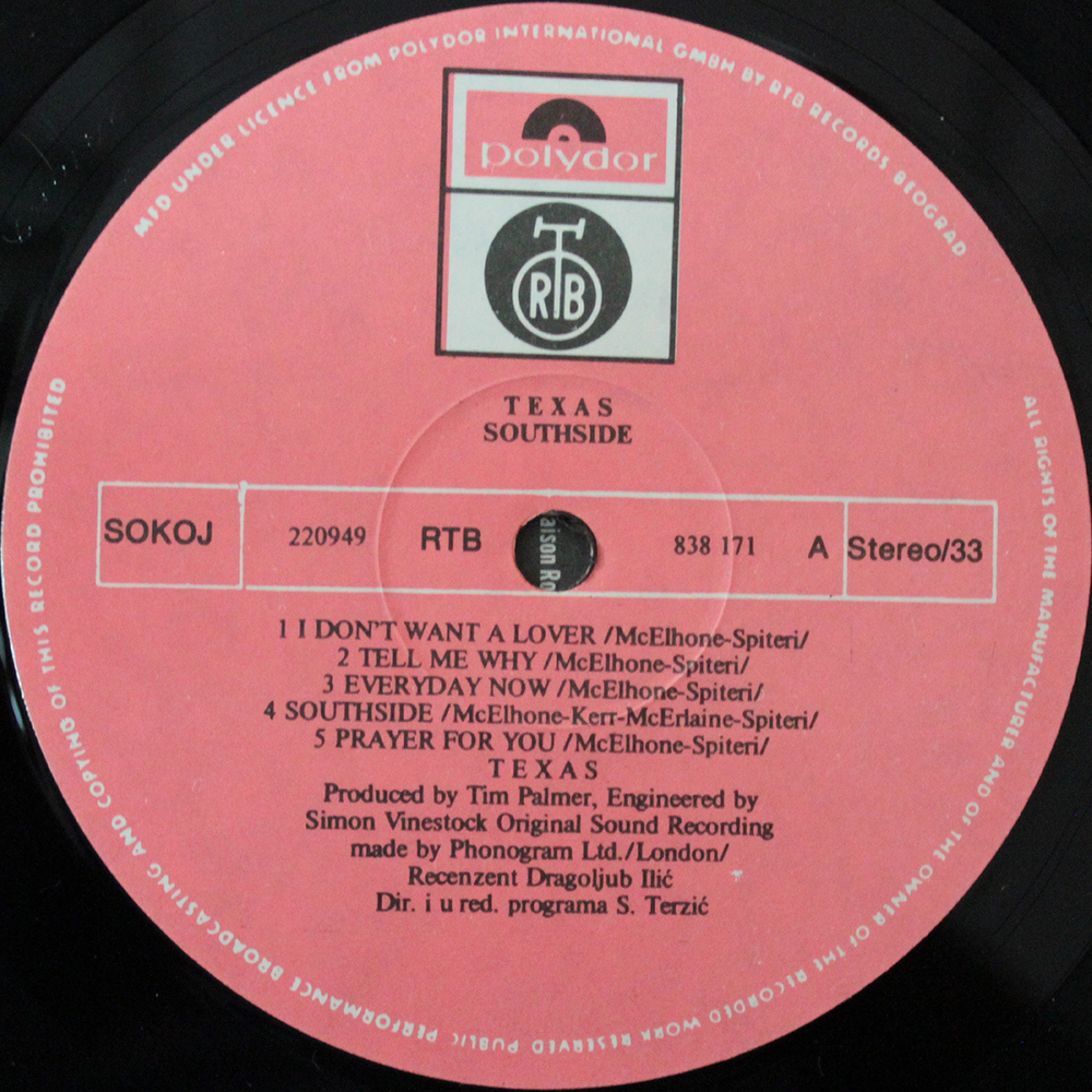 Texas / Southside (LP)