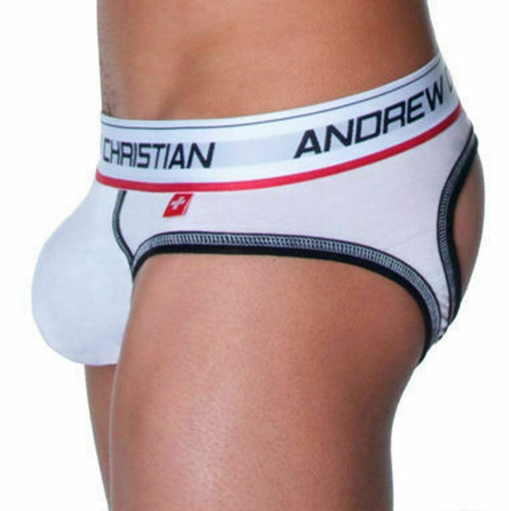 Мужские трусы джоки Andrew Christian Air Flexsoft Show It Jockstrap White