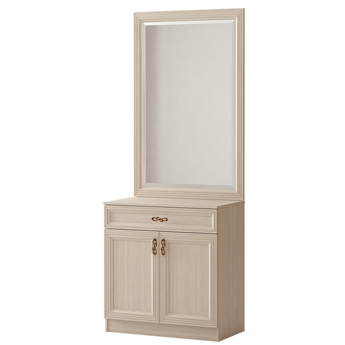 Лира №59 №59 Тумба с зеркалом Прихожая "Лира" Дуб нортон светлый Мебель Яна