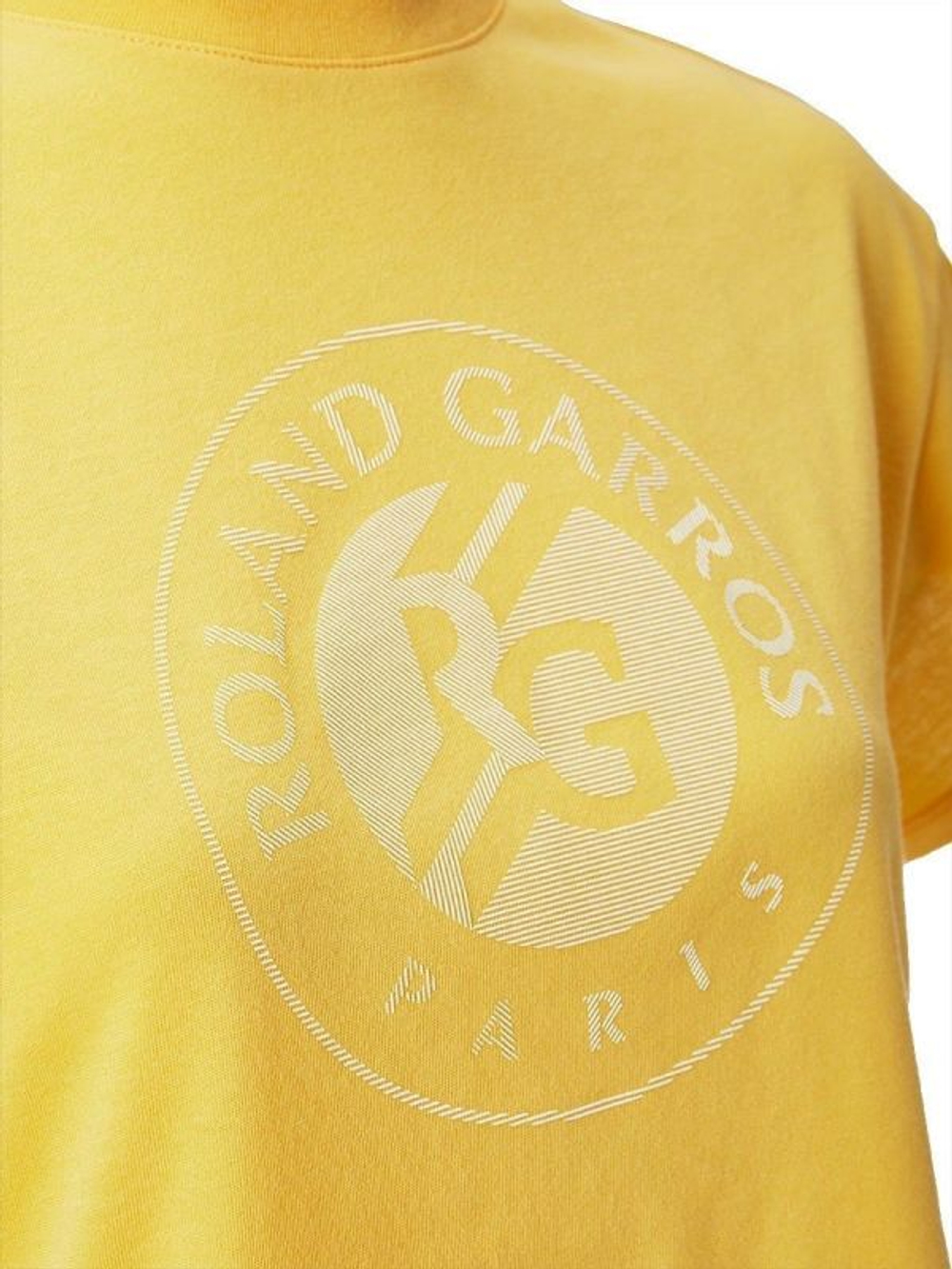 Женская теннисная футболка Lacoste Roland Garros T-Shirt W - yellow