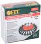 Корщетка-колесо для УШМ, 115 мм, М14 FIT IT 39115