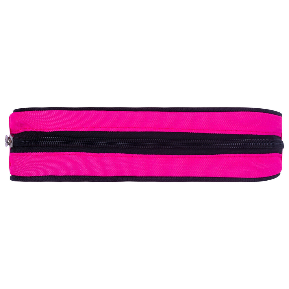 Пенал-косметичка BRAUBERG овальный полиэстер "Pink" 22х9х5 см (3 штуки в упаковке)
