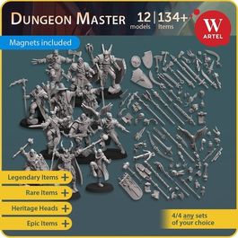 Комплект миниатюр Magnetic Heroes: Dungeon Master Set
