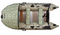 Надувная лодка GLADIATOR ACTIVE С370AL CAMO