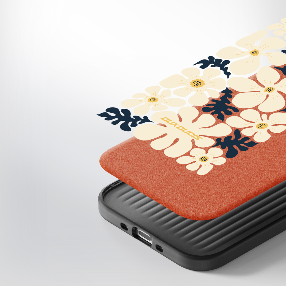 Чехол с MagSafe оранжевого цвета для iPhone Air, Dux Ducis, серия Moro Series Magnetic Case