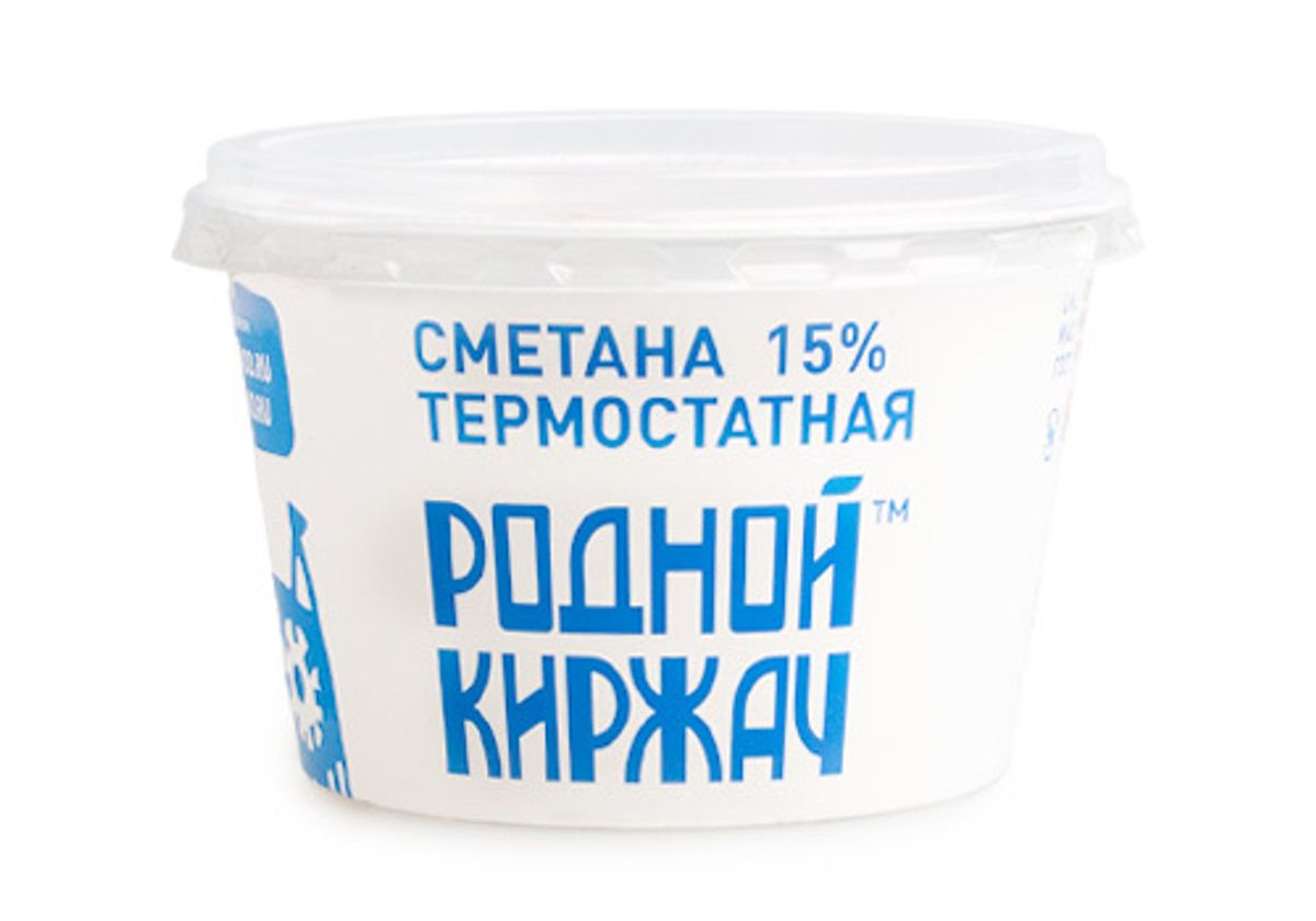 Сметана 15% "Киржачская", 450г