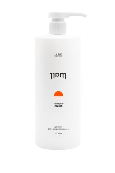 LAROS BEAUTY Шампунь для окрашенных волос 11PM Color Shampoo, 1000 мл