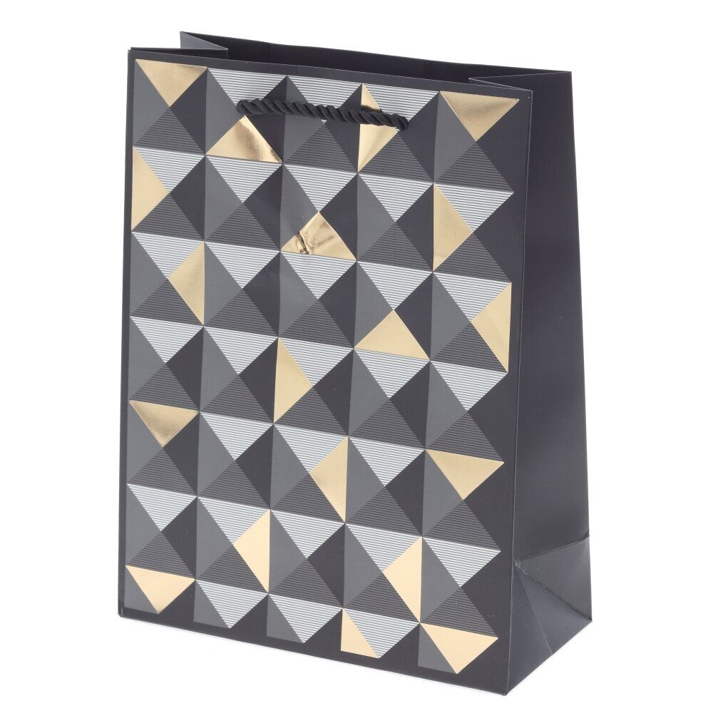 GAEM Пакет подарочный (бумага 210г/м2, блок микс 12шт), L18 W8 H23,5 см, 4в.