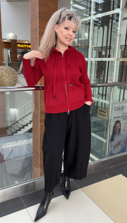 Немецкие трикотажные брюки-палаццо