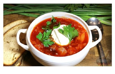 Борщ красный фирменный