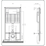 Инсталляция BETTOSERB для подвесного унитаза Sava Fix Slim (40006456)