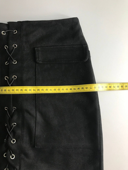 Юбка со шнуровкой, маркировка L, визуально на 48 размер