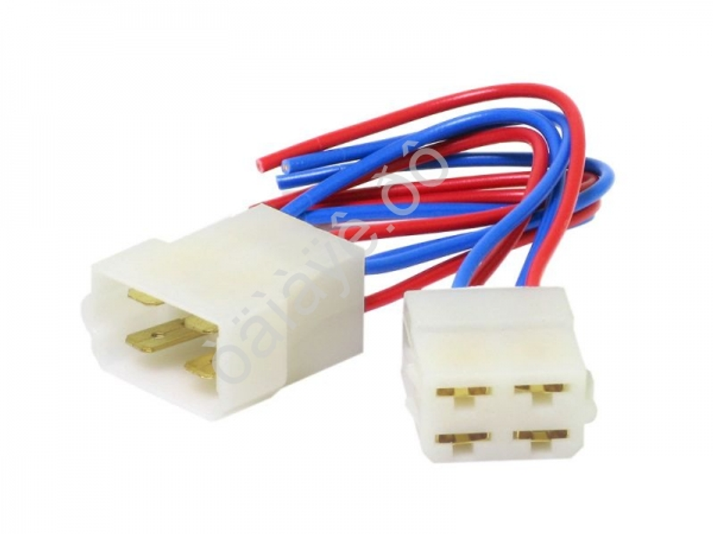 Разъем 4конт папа+мама Маяк МР-001-4-6,3