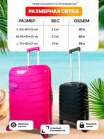 Ручная кладь Impreza PP 185, Черный, S