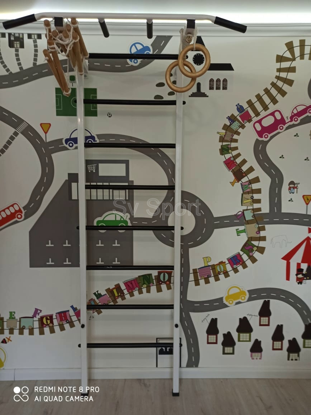 Монтаж шведской стенки Sv Sport в бетонные, кирпичные стены