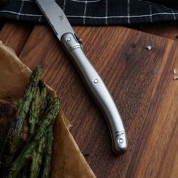 Нож для стейка 23,4 см "  Paris" Vintage Steel Silver P.L. Proff Cuisine