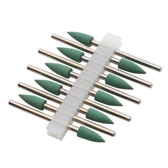 Резиновая насадка для полировки, зелёная, 1 шт. 404