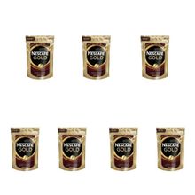Кофе растворимый Nescafe Gold, пакет, 75 г 7 уп
