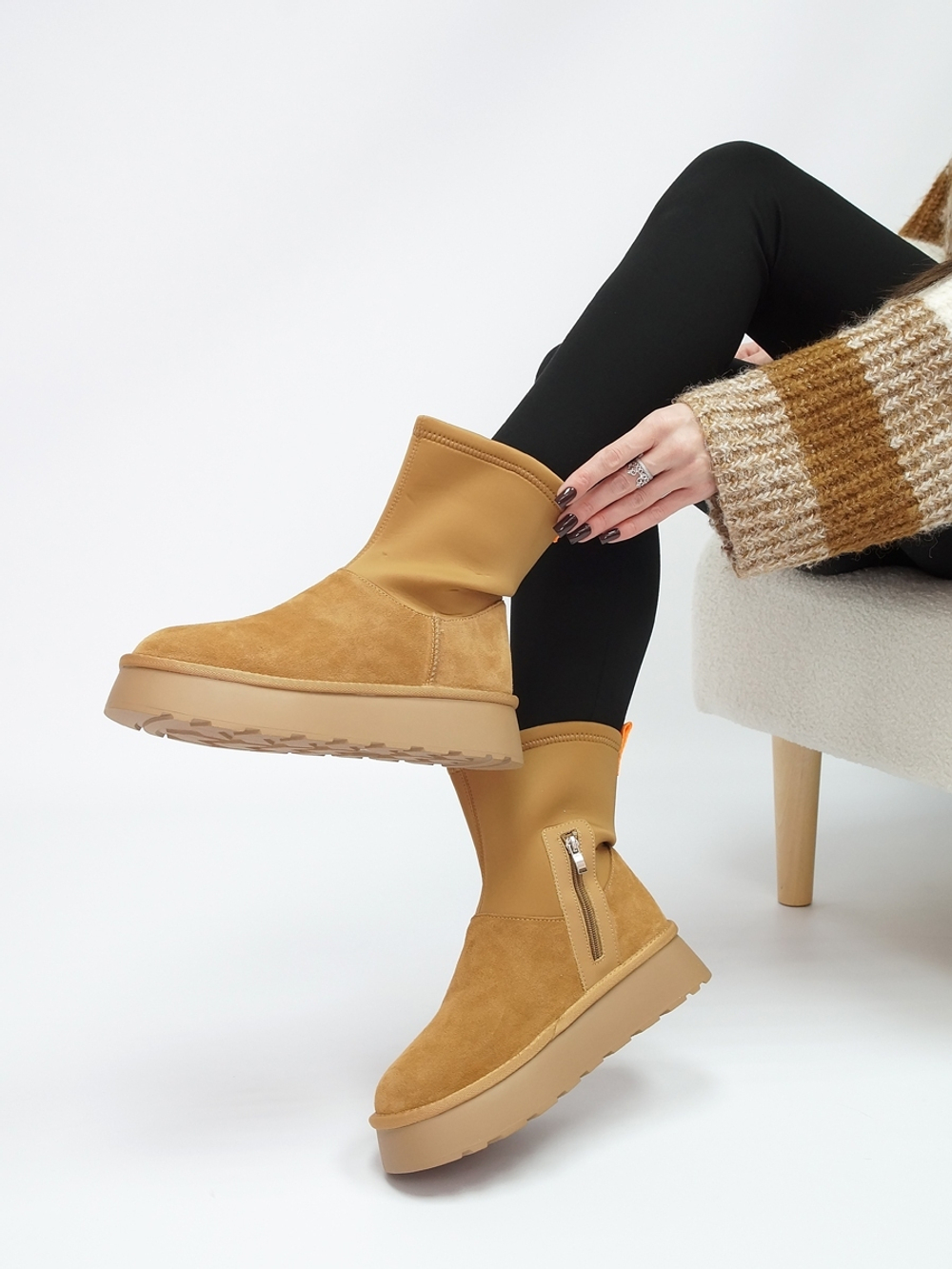 Полусапоги женские зимние