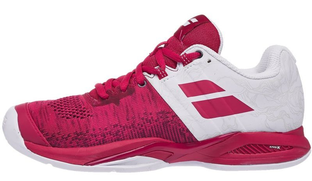 Женские Кроссовки теннисные Babolat Propulse Blast Clay Women - white/vivacious red