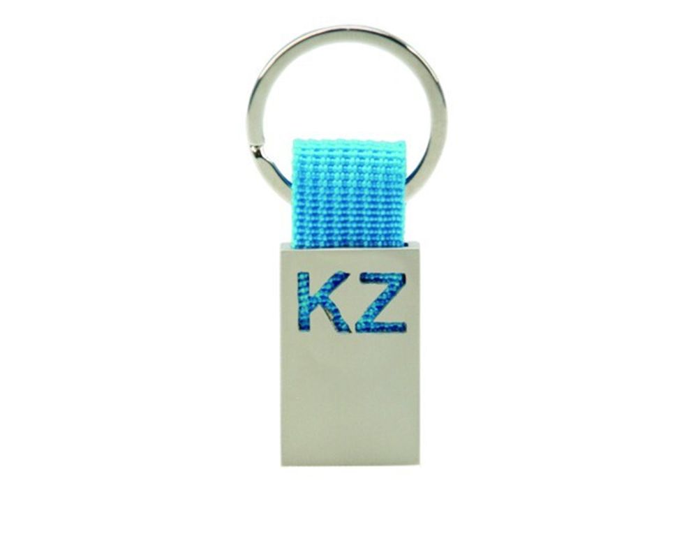 Брелок &quot;KZ&quot;, серебристый