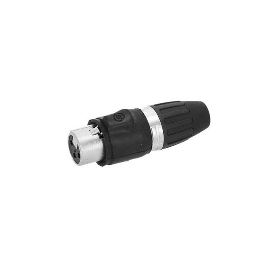 Adam Hall K4CXF3IP65 - разъем XLR (F), 3-pin, IP65, черный
