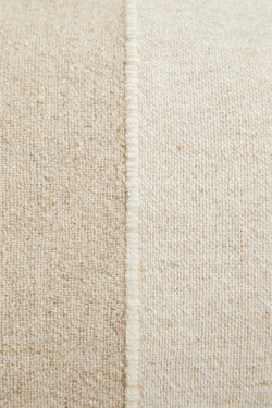 ZARA HOME ЧЕХОЛ ДЛЯ ДЕКОРАТИВНОЙ ПОДУШКИ С ВЫШИВКОЙ В ПОЛОСКУ, СВЕТЛО-БЕЖЕВЫЙ