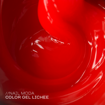Nail Moda Gel Neon Lichee - Гель моделирующий цветной, 15мл