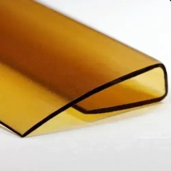 Торцевой профиль для поликарбоната 10 шт по 1.05 коричневый