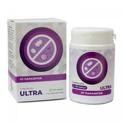 Комплекс антипаразитарный «Галлерия меллонелла – УЛЬТРА» (120 гранул)