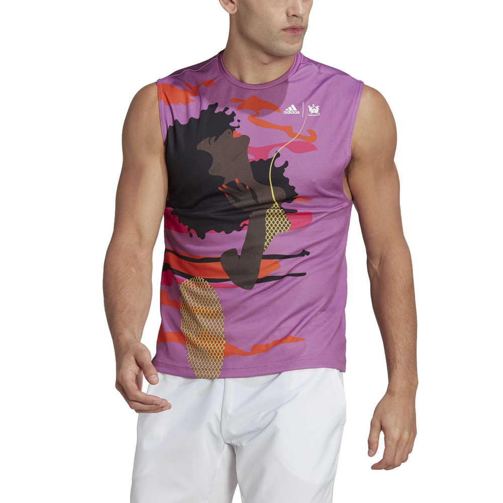 Женская теннисная майка adidas New York Unitefit SVL Tank Top - Violet, Multicoloured