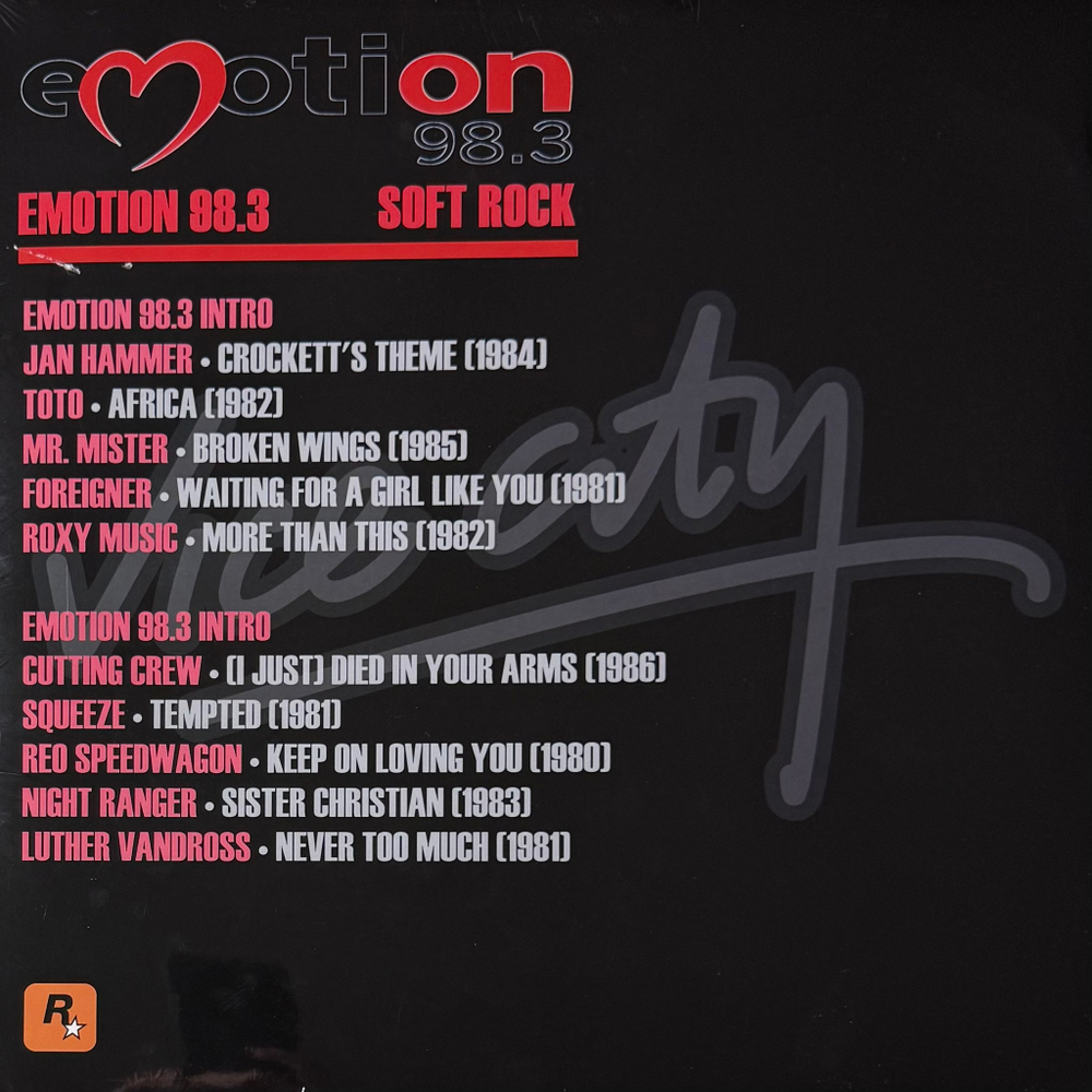Виниловая пластинка Grand Theft Auto Vice City O.S.T - Emotion 98.3 LP