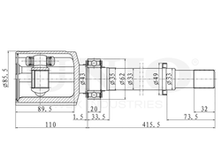 ШРУС внутренний правый UNIO CVJ-30174