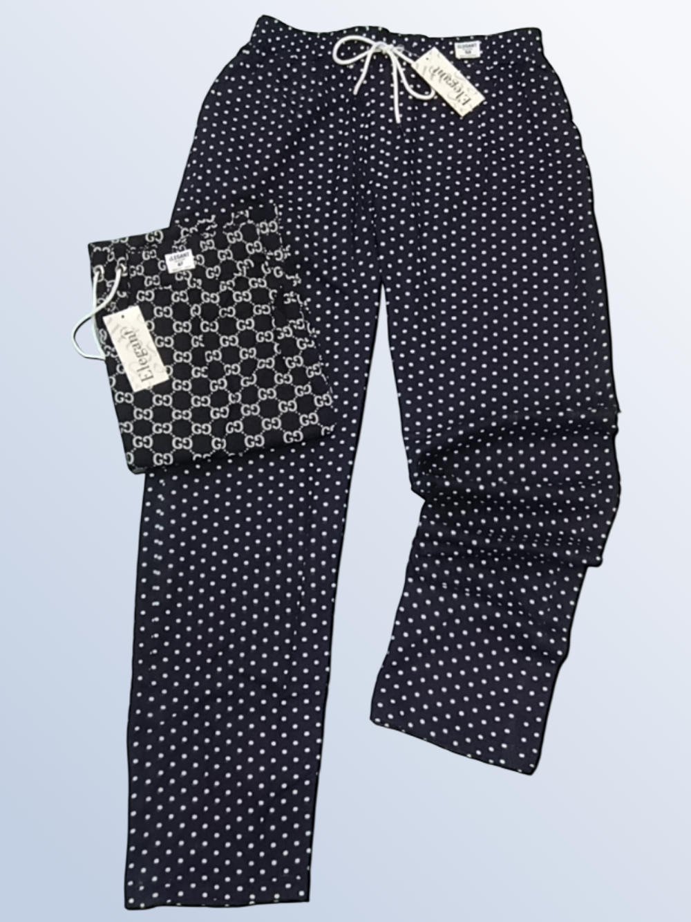 Брюки пижамные женские прямые Elegant (56)