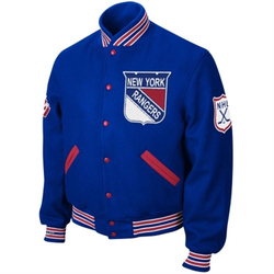 Куртка бомбер MITCHELL&NESS NEW YORK RANGERS